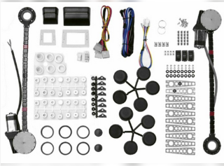 Fensterheber Kit, links und rechts, elektrisch, passend für Golf I Cabrio